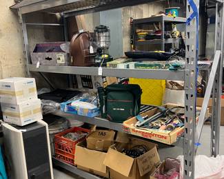 INDUSTRIAL GRADE METAL SHELVING