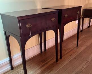 ASSORTED LAMP TABLES IN 2ND FLOOR HALLWAY