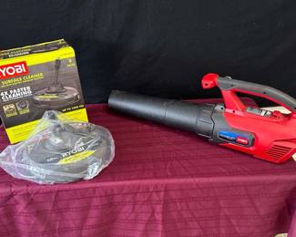 Toro Power Jet F700 electric Leaf Blower Ryobi Surface Cleaner