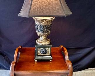 Decorative Side Table With Lamp