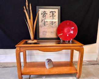 Glass Top Table Decor