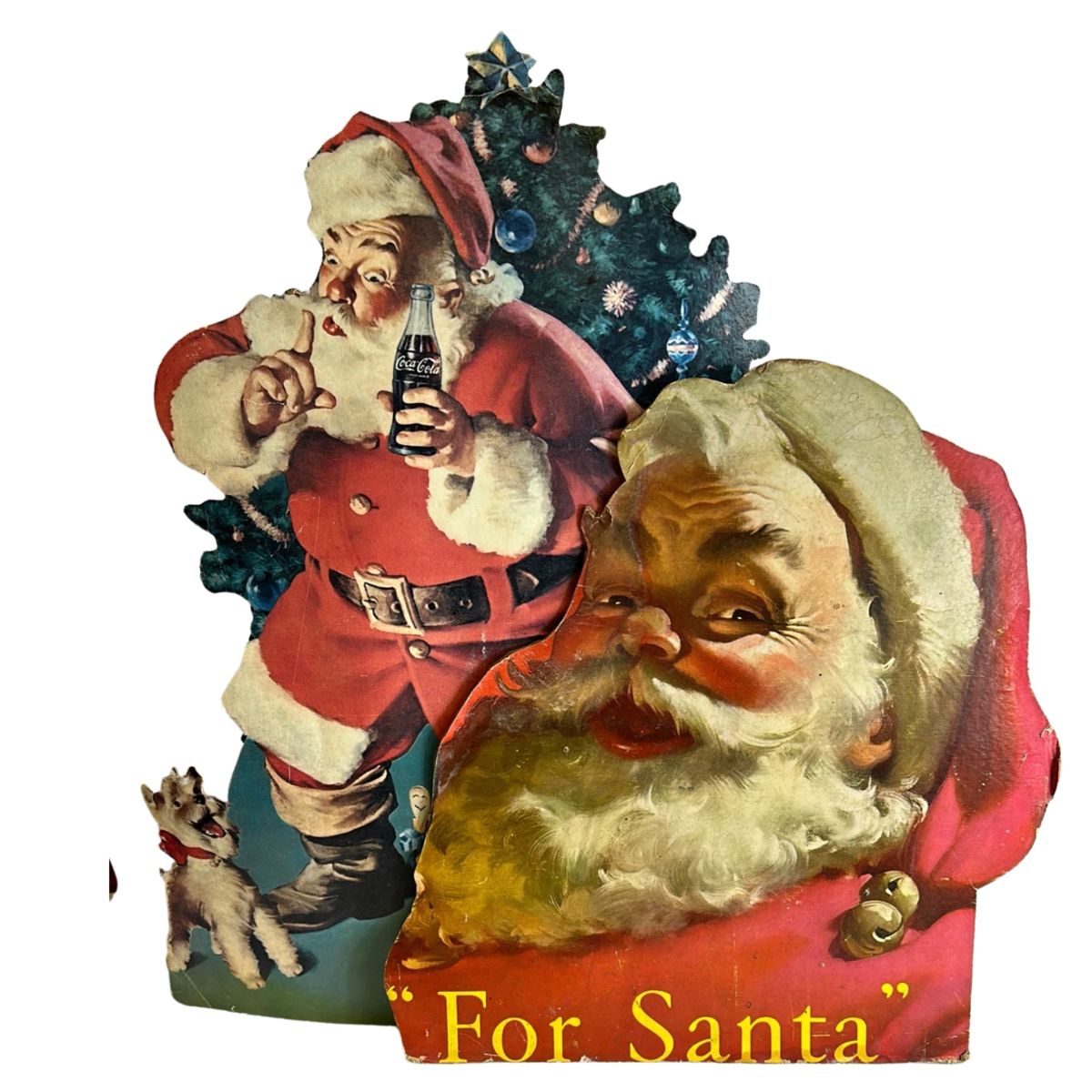 Cardboard Cut Out Santa Claus Signs Advertising