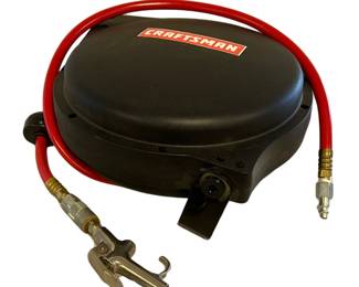 Very Clean Craftsman Pneumatic Air Hose Reel 3/8" ID 30 Feet