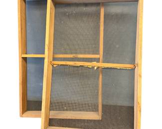 2 Primitive Style Sifter Sifting Boxes Search for Arrowheads Gold Nuggets