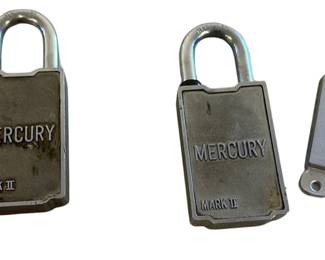 2 Mercury Magnetic Locks Vintage Mark II