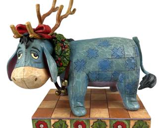 Christmas Decor: Walt Disney Jim Shore Life of the Party Eeyore Winnie the Pooh in Original Box