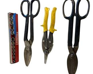 Metal Cutters Snippers + Socket Set