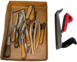 Misc Tools LOT: Files Rasps Wire Brushes Fine Mini Files