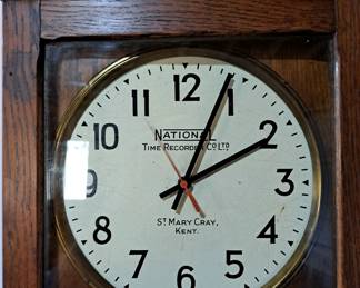 ANTIQUE TIME CLOCK
