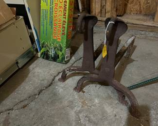 Antique andirons