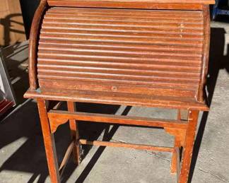 Vintage Childs Rolltop Desk