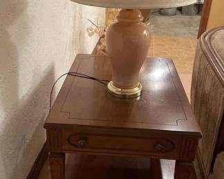End Table and Lamp