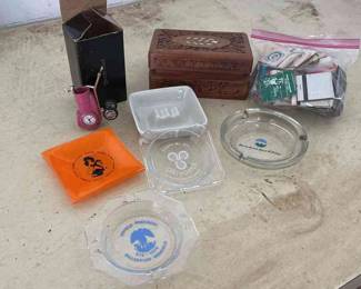 Vintage Travel Ashtrays And More
