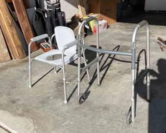 Walker And Support Toilet