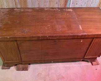 Lane Cedar Chest and Contents