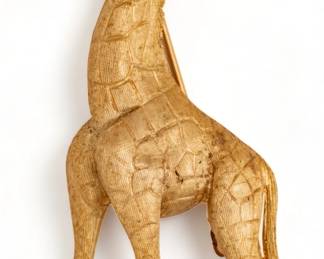 14k Gold Giraffe Brooch H 2.2" 12.3lbs