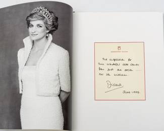 Diana, Princess of Wales DRESSES, from the Collection of Diana, Christie's, New York, H 17" W 12"