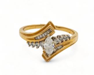 Italian 14K Yellow Gold Woven Necklace, L 18" 22g