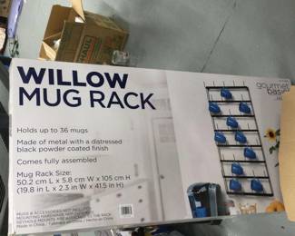 Coffee Cups And Rack