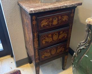 18th C Dutch Marquetry Chest. 