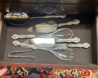 Martha and George Sterling Flatware’s by Westmoreland 