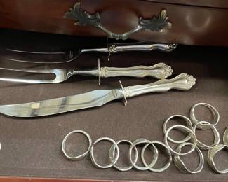 Martha and George Sterling Flatware’s by Westmoreland 