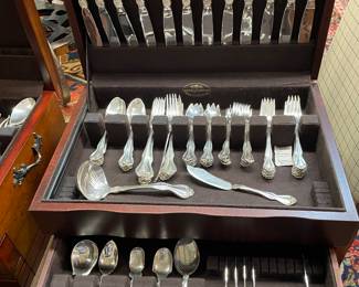 Martha and George Sterling Flatware’s by Westmoreland 