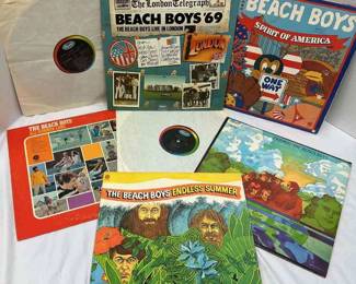 7 Beach Boys Albums Endless Summer Missing Sides 12, Two Album Covers Missing