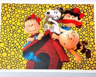 DEATH NYC Digital Print Signed, Dated Stamped Charlie Brown, Snoopy  Friends 
