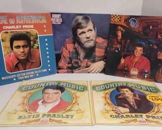 Charley Pride, Johnny Paycheck, Conway Twitty, And Elvis Presley