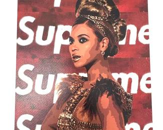 DEATH NYC Digital Print On Paper, Signed, Dated Sealed Supreme Beyonc 