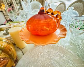 Tons of cake stands and platters for every holiday