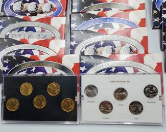 5 Sets State Quarters 2005 to 2009 (P, D & S, plus Gold & Platinum Enhanced) 125 Quarters in all
