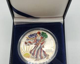 2000 Silver American Eagle - Colorized, in Gift Box
