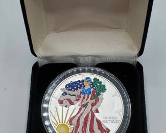 2000 Silver American Eagle - Colorized, in Gift Box
