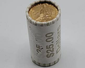 Roll of 25 2000-P Sacacawea Dollars
