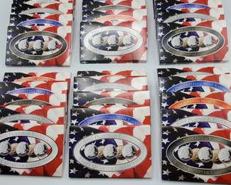 6 Sets State Quarters 1999 to 2004 (P, D & S, plus Gold & Platinum Enhanced) 150 Quarters in all
