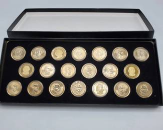 "President 2007 Ultimate 20 Coin Collection" 20 Presidential Dollars inm Capsules
