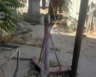 #1260 • 2 Presses on Stand, 1 Arbor Press 2 and 1 Famco Press
