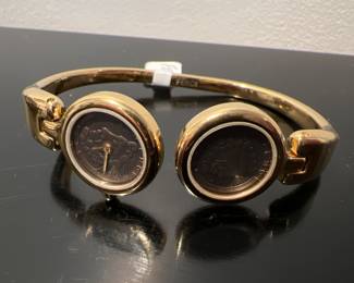 Fendi Gold and Steel Watch