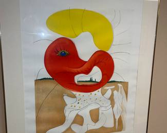 Salvador Dali ~ The blood of ying and yang (1975)