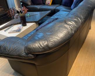 Leather Sectional 