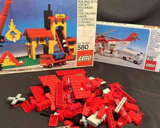 Lego Sets 580 And 770 from 1970s Read Description