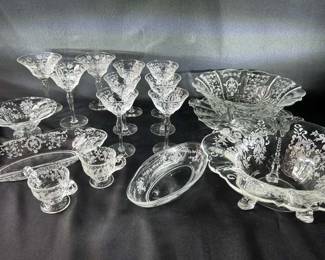 Beautiful Set of Crystalware