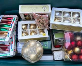 HUGE LOT Of Christmas Ornaments