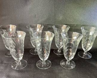 Beautiful Set Of Crystalware Glasses
