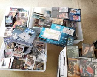 #10064 • DVDs, VCRs, CDs, Blue Ray Player, Portable DVD Player
