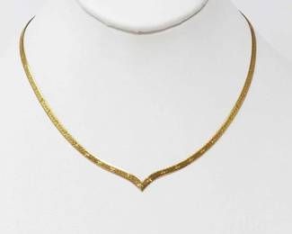 #705 • 14k Gold Necklace, 6.8g
