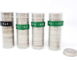 #288 • 127 Pre-64 Silver Quarters,781g
