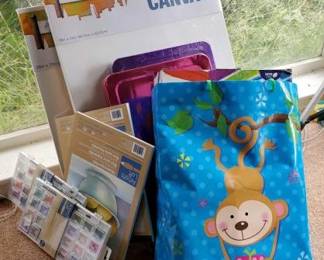 #12092 • Paint, Easel, Canvas's, Sketch Books, and More
